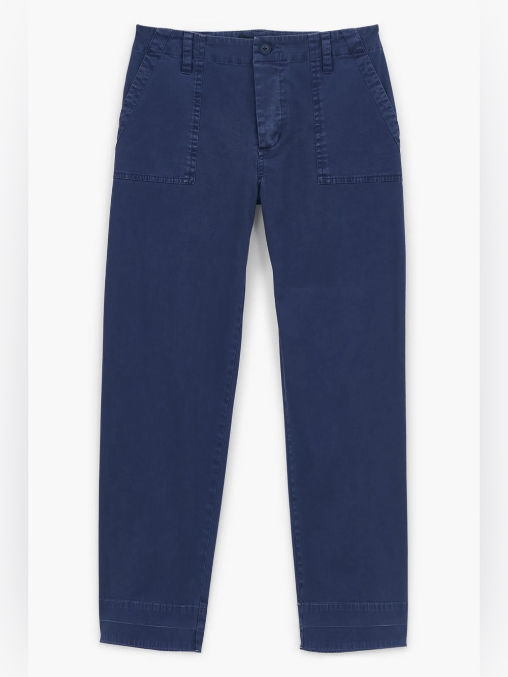Lucky Brand Mid Rise Utility Straight Pant in Blue. Women’s size 26.